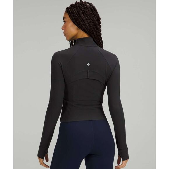 (10) NWOT $118 Lululemon Nulu Cropped Define Jacket Black - Picture 2 of 5